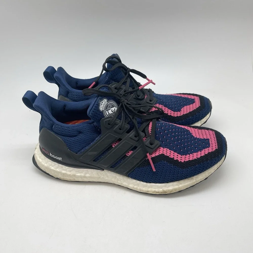 Adidas UltraBoost DNA x Real Madrid Mens‎ 6.5 Football Pack Running Shoe FZ3623